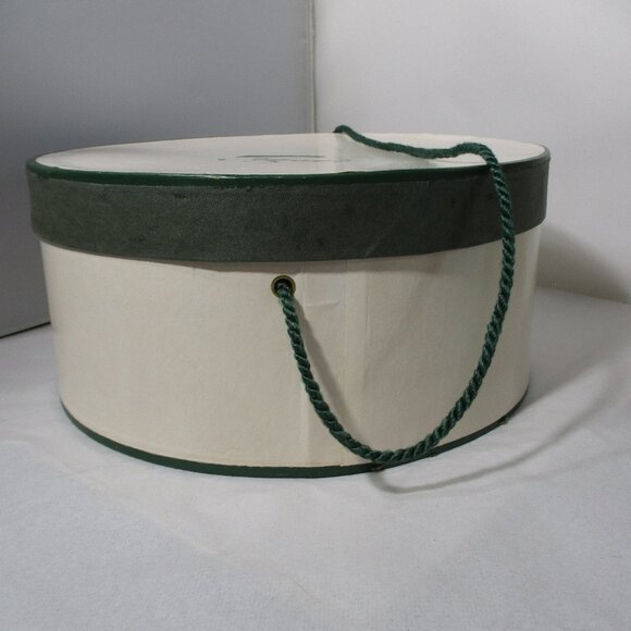 Vintage Pogue's Dept Store Cincinnati Ohio Cardboard Hatbox Hat Box - Picture 3 of 8